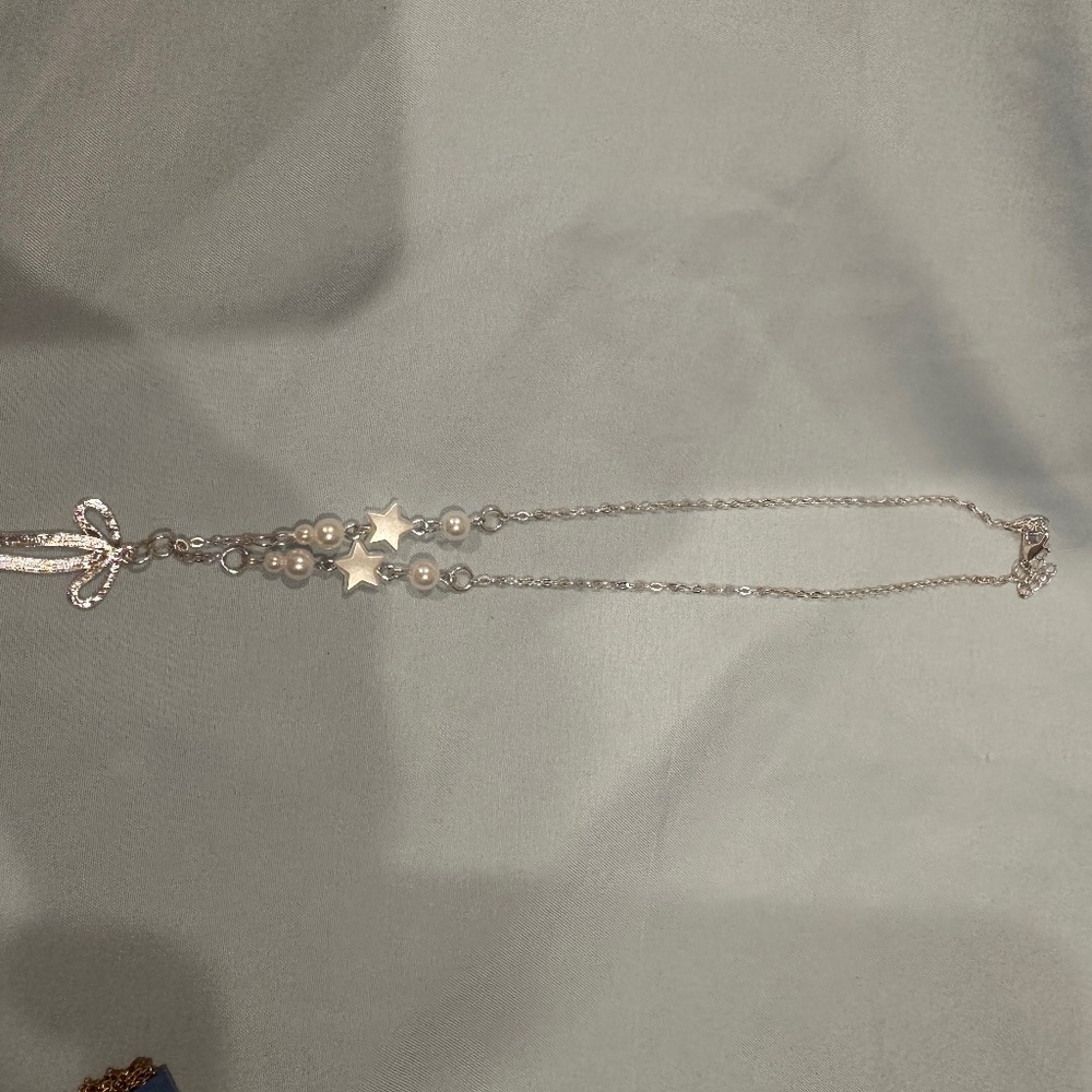 Ribbon Necklace (handmade)